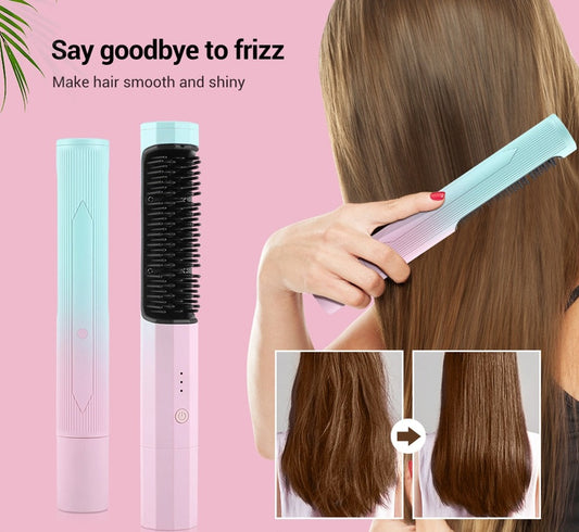 2 In 1 Hair Straightener Brush