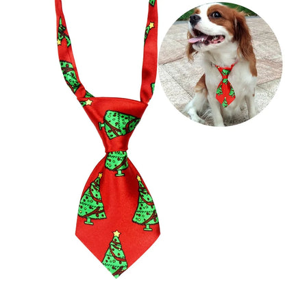 Christmas Dog Cat Tie