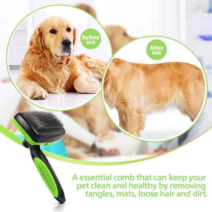 Self Cleaning Dog Cat Pet Brush