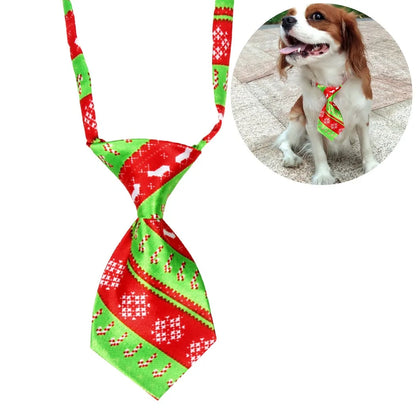 Christmas Dog Cat Tie