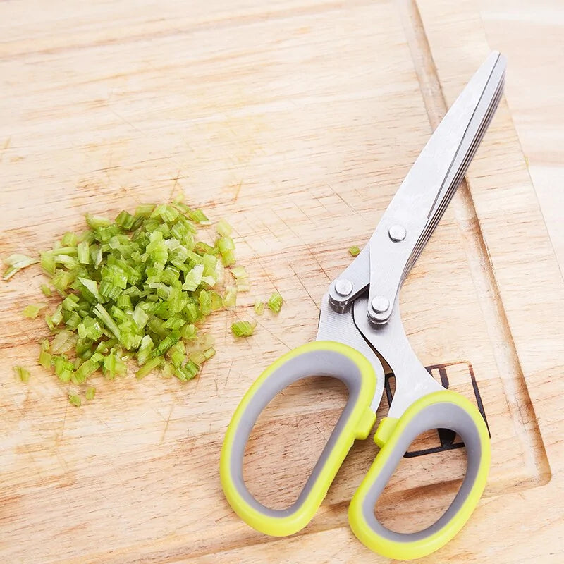 Multi-Bladed Stainless Steel Scissors