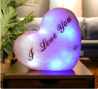 Colorful Luminous Star/Heart Pillow