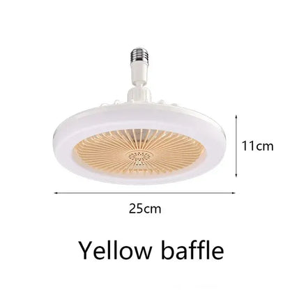 Ceiling Lamp with Remote-Controlled Cooling Fan