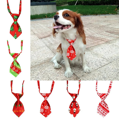 Christmas Dog Cat Tie