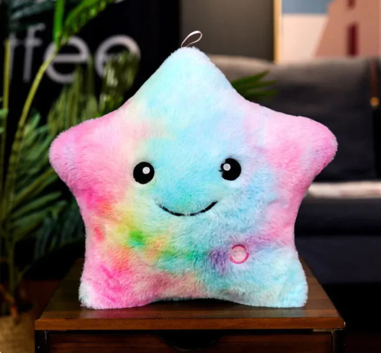 Colorful Luminous Star/Heart Pillow