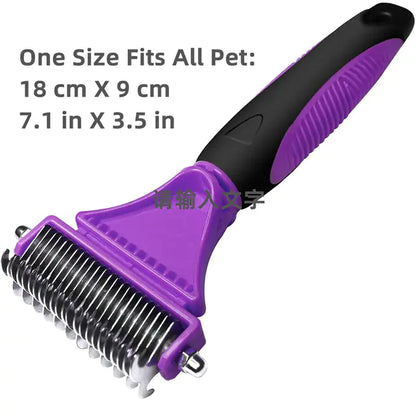 Pumpkin Pet Brush, Self Cleaning Slicker Brush