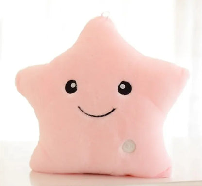 Colorful Luminous Star/Heart Pillow