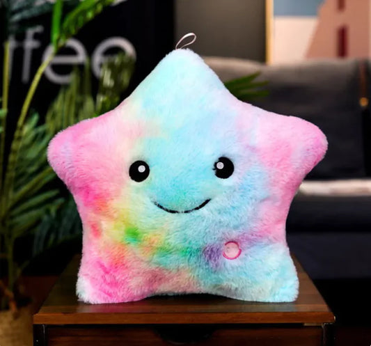 Colorful Luminous Star/Heart Pillow