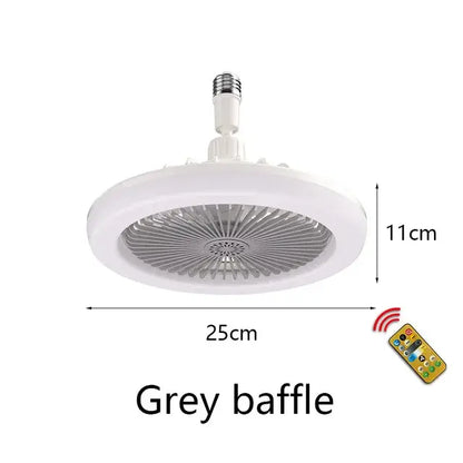 Ceiling Lamp with Remote-Controlled Cooling Fan