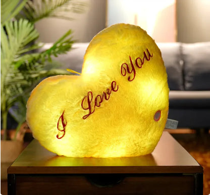 Colorful Luminous Star/Heart Pillow