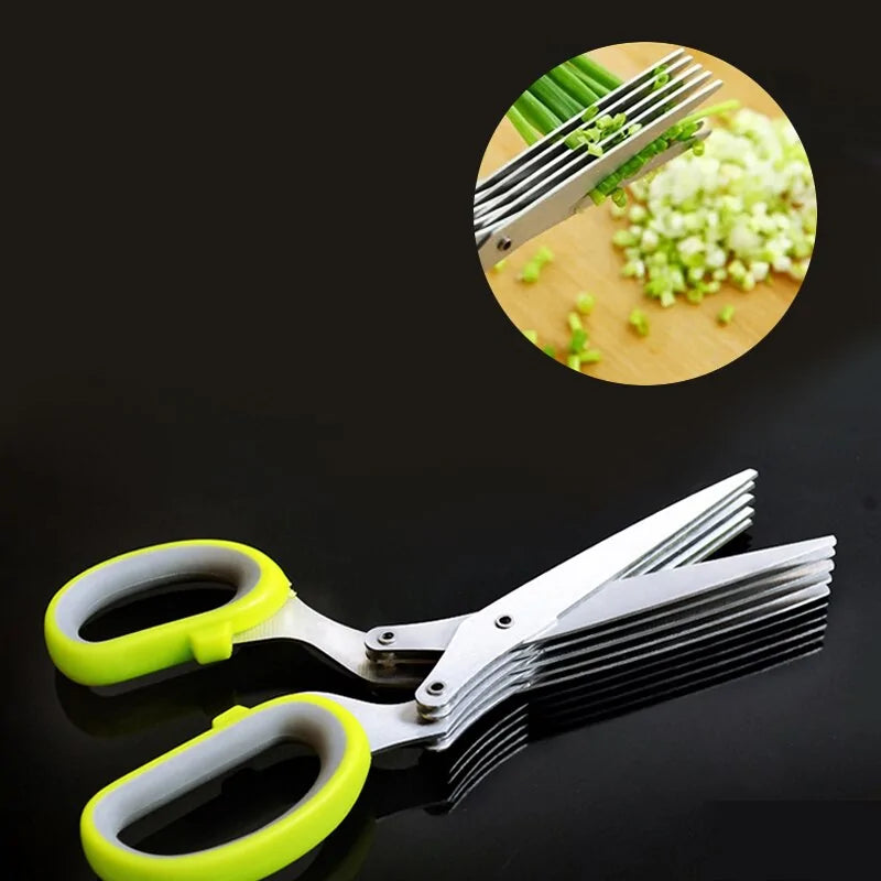 Multi-Bladed Stainless Steel Scissors