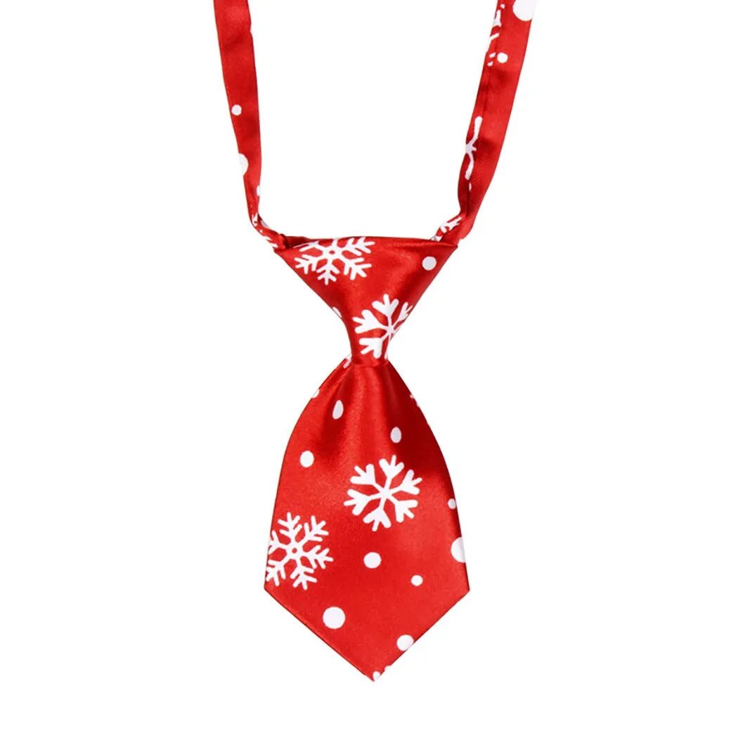 Christmas Dog Cat Tie