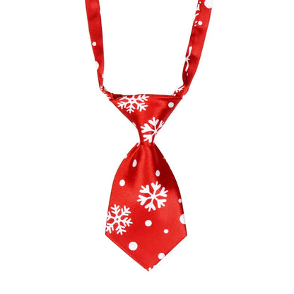 Christmas Dog Cat Tie